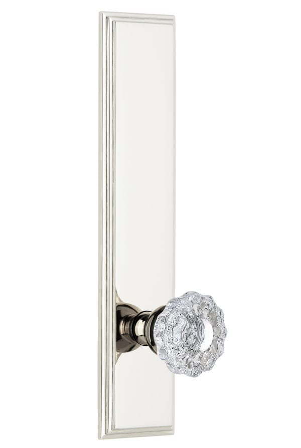 Grandeur Carre Tall Plate with Versailles Knob