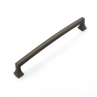 Schaub Menlo Park Arched Appliance Pull 15 inch cc Ancient Bronze