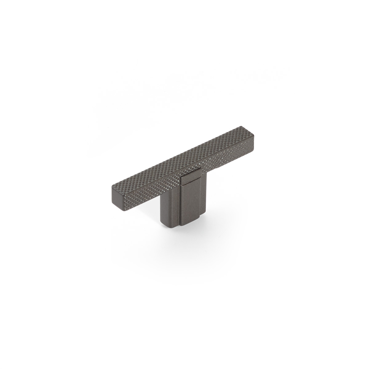 Schaub Quadrato, 2-1/2 Inch T-Knob In Gun Metal
