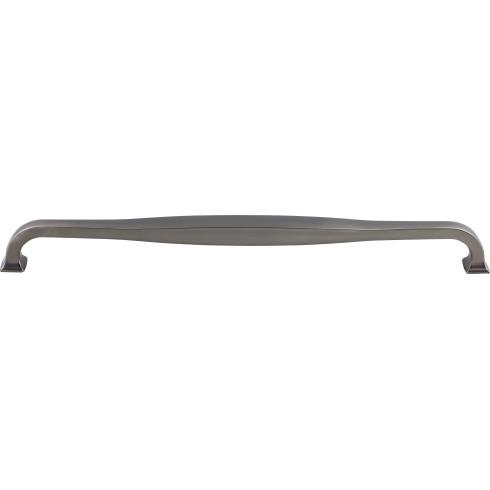 Top Knobs TK726AG Contour Pull 12 Inch CC Ash Gray