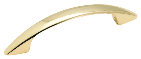 Amerock 3 Inch CC Polished Brass Modern Cabinet Pull
