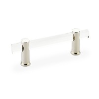Schaub Lumiere 4 inch cc Pull Acrylic Polished Nickel