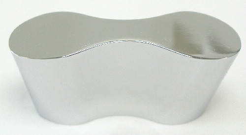 Top Knobs M1127 Nouveau III 2 1/8 Inch Cabinet Knob Polished Chrome