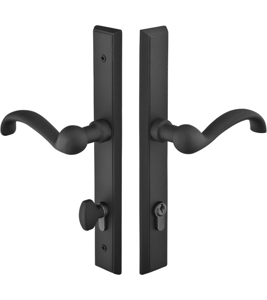 Emtek Configuration 5 Sandcast Rectangular 1 1/2 x11 Multi Point Lock Trim Only