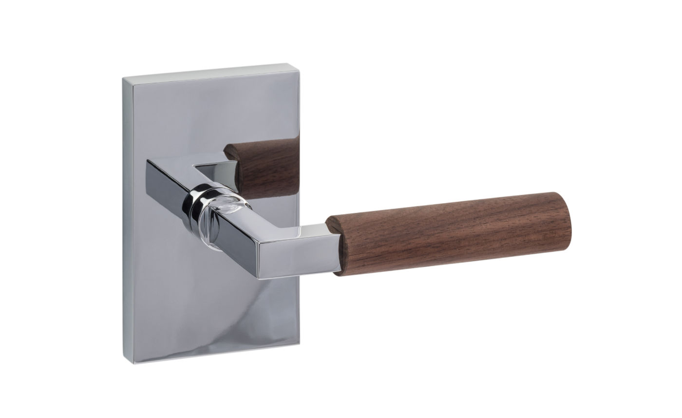 SureLoc Levanto Lever with Walnut Grip