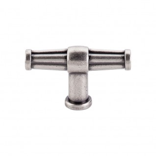 Top Knobs TK194PTA Luxor T Handle 2 1/2 Inch Pewter Antique