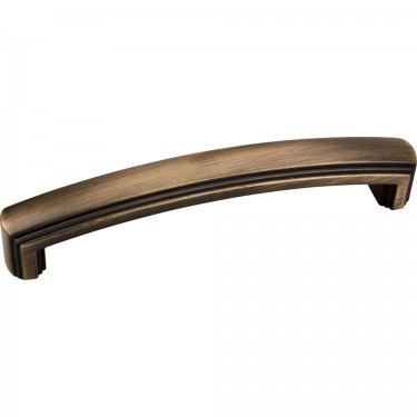 Hardware Resources Delgado 128mm CC Cabinet Pull - Antique Brushed Satin Brass