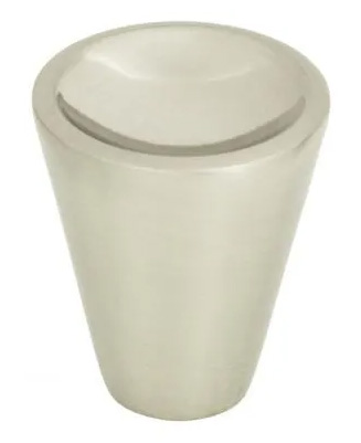 Atlas Homewares Dap Cone Knob 1 Inch Brushed Nickel