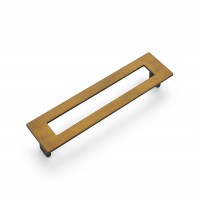 Schaub Finestrino 192mm CC Rectangle Cabinet Pull in Burnished Bronze