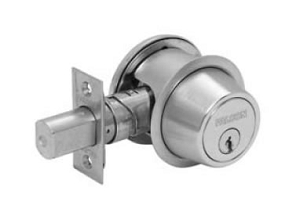 Falcon D100 Series Grade 1 Commercial Deadbolt Single Cylinder x Blank Rose Function