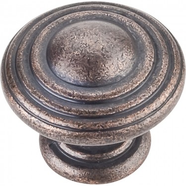 Hardware Resources Bremen 2 Cabinet Knob 1-1/4 Inch - Distressed Oil-Rubbed Bronze