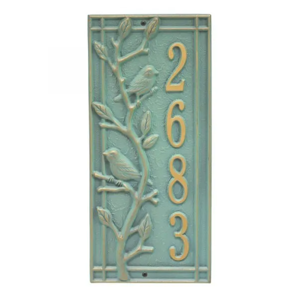 Whitehall Personalized Woodridge Vertical Plaque - Standard - Wall - 1 Line