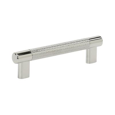 Amerock Bronx 5-1/16 Inch cc Cabinet Pull Polished Nickel