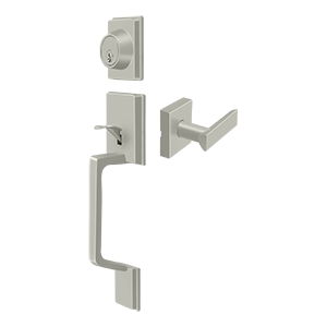 Deltana Highgate Handleset with Zinc Livingston Lever