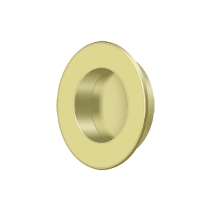 Deltana Solid Brass 1 7/8 Inch Diameter Round Heavy Duty Flush Pull