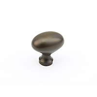 Schaub Traditional Designs Round Knob 1 3/8 inch dia Oil Rubbed Bronze