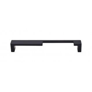 Top Knobs TK260BLK Sanctuary II Modern Metro Notch Pull B 7 Inch CC Flat Black