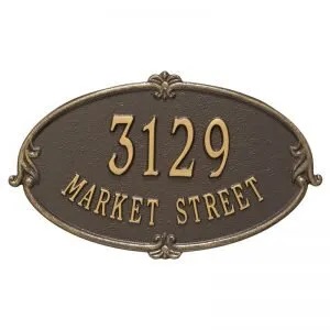 Whitehall Personalized Montecarlo Plaque - Standard - Wall - 2 Line