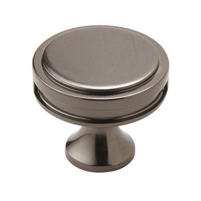 Amerock Oberon 1-3/8 Inch Cabinet Knob Gunmetal