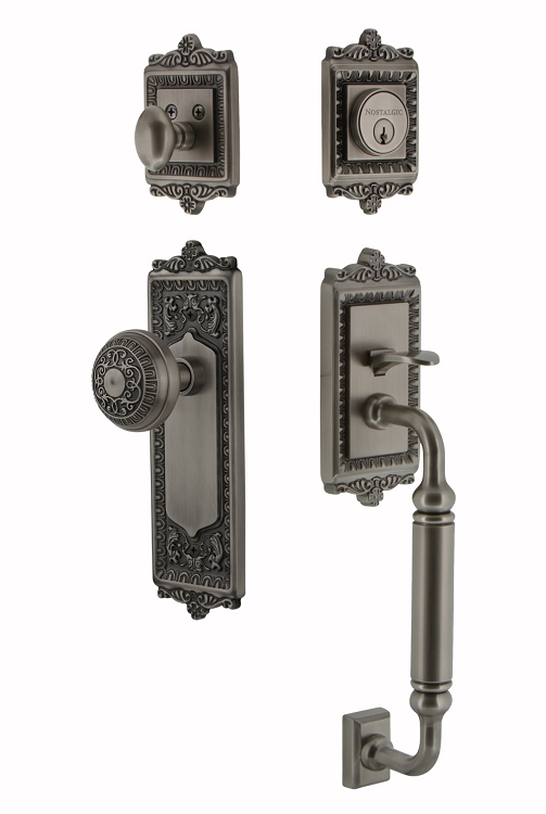 Nostalgic Warehouse Egg and Dart Handleset with C Grip
