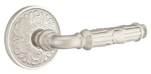 Emtek Ribbon & Reed Lever with Lancaster Rosette
