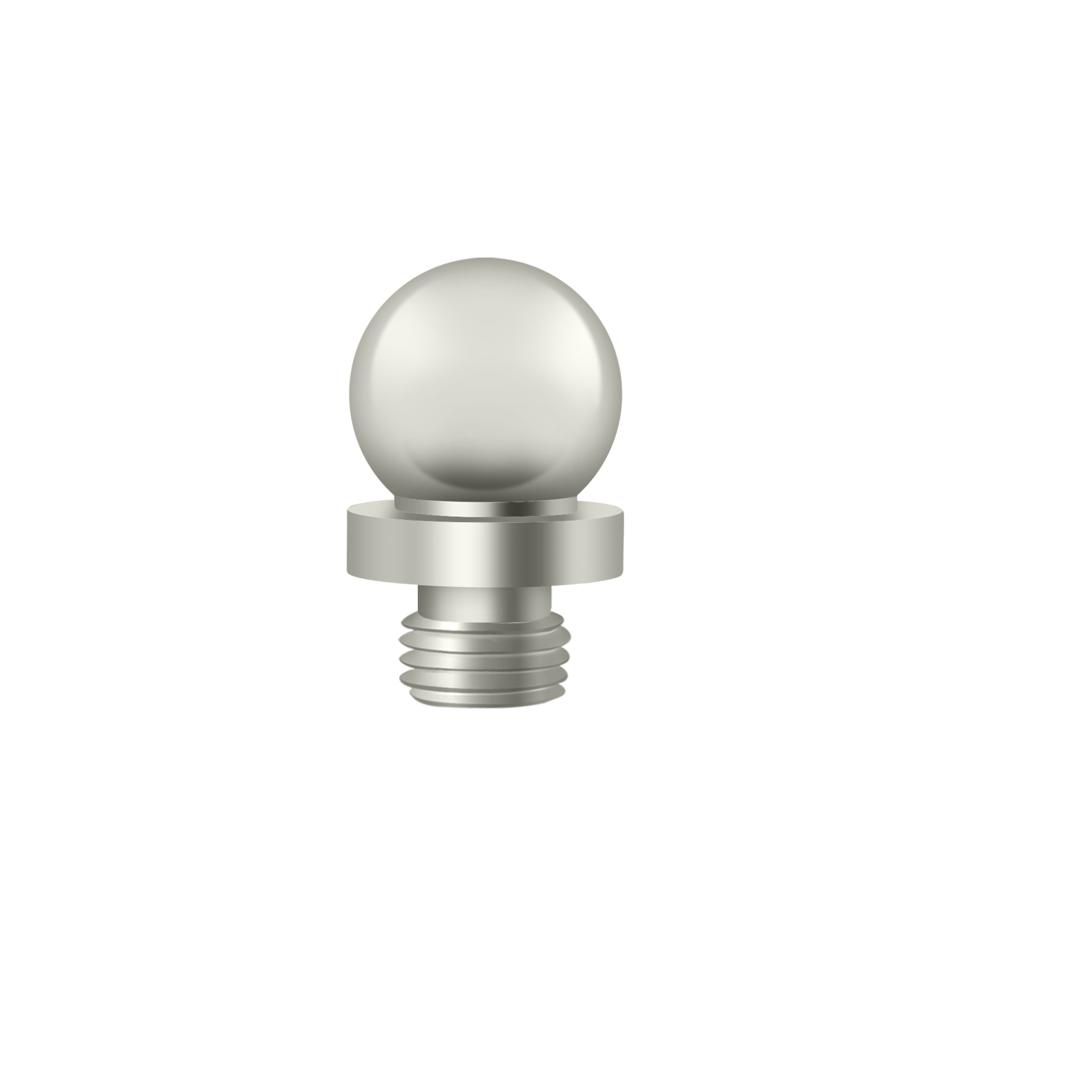 Deltana 1/2 Inch Button Tip, Polished Nickel
