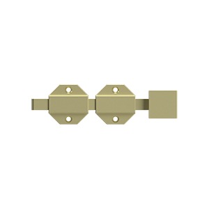 6 Inch Modern Surface Bolt, HD, Solid Brass