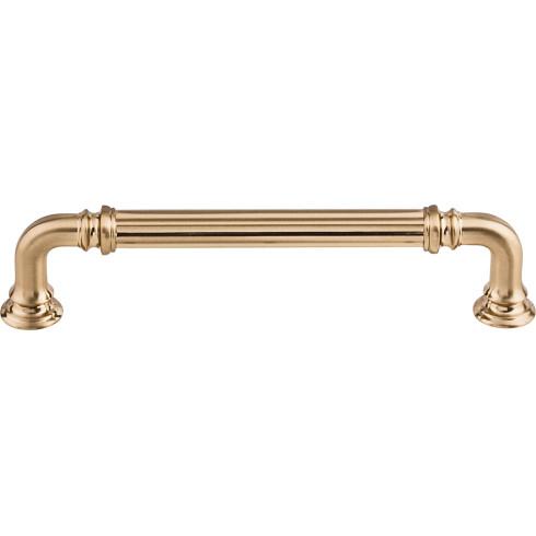Top Knobs TK323HB Chareau TK323HB Reeded Pull 5 Inch CC Honey Bronze