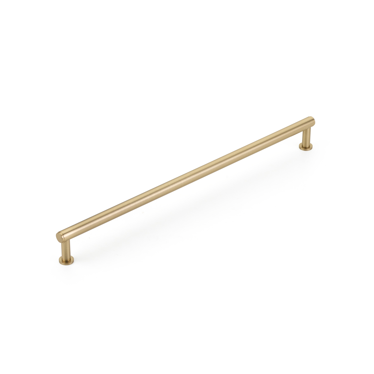 Schaub Pub House, 12 Inch cc, Signature Satin Brass Pull