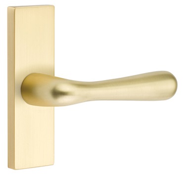 Emtek Basel Lever with 1.5" x 5" Stretto Rosette