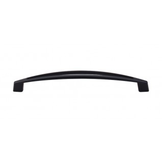 Top Knobs TK147BLK Verona Appliance Pull 12 Inch CC Flat Black