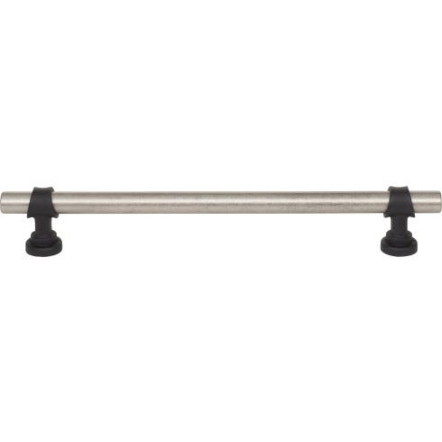 Top Knobs M2743 Bit Pull 7 9/16 Inch CC Pewter Antique and Flat Black