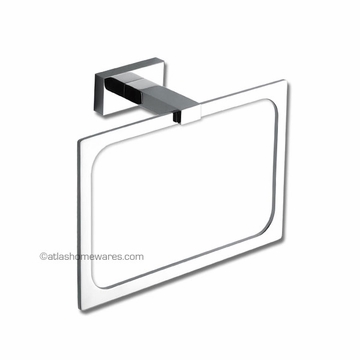 Atlas Homewares Axel Bath Collection Towel Ring in Polished Chrome