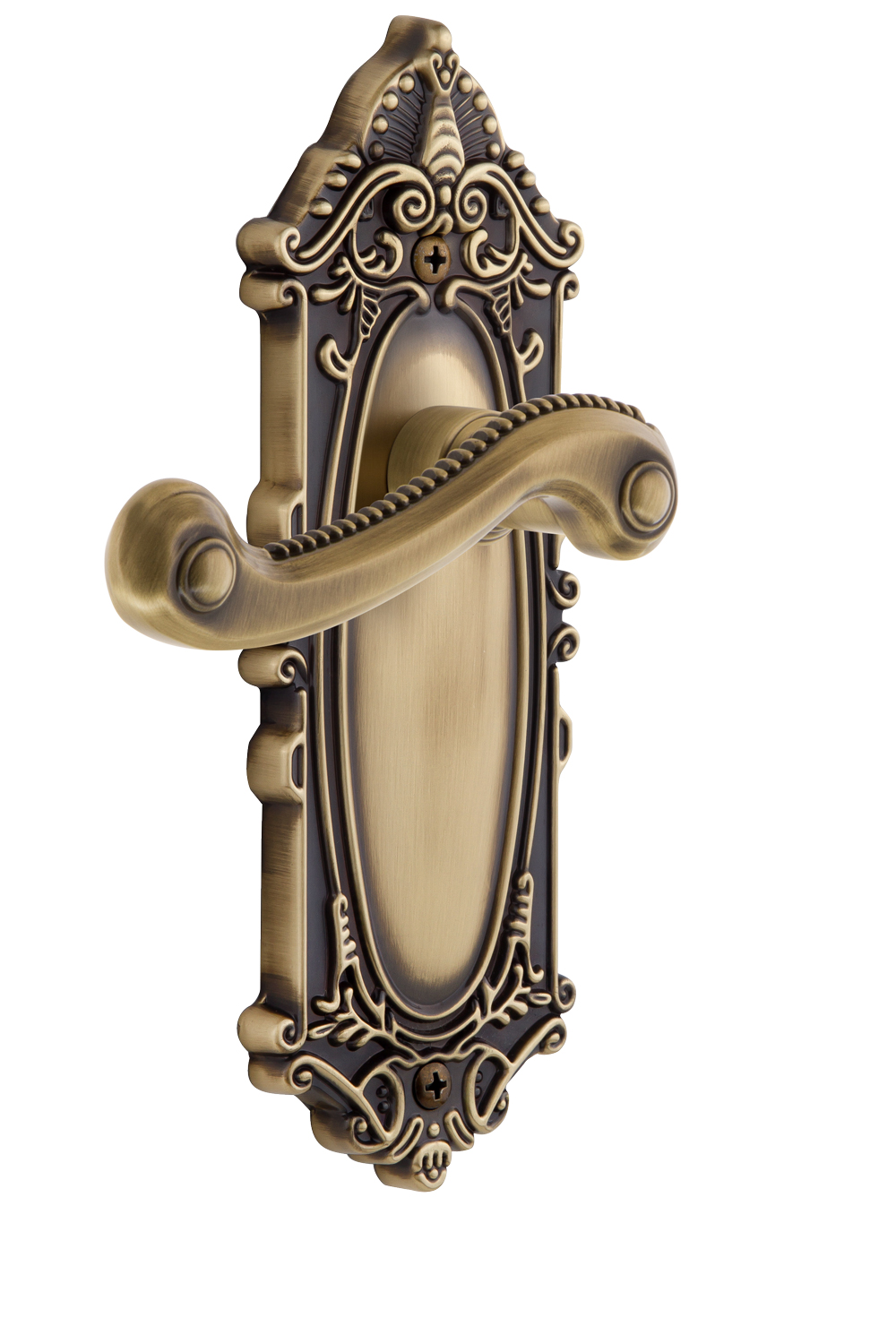 Grandeur Grande Victorian Plate with Newport Lever