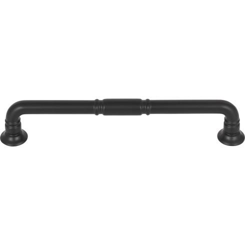 Top Knobs TK1004BLK Kent Pull 6 5/16 Inch CC Flat Black