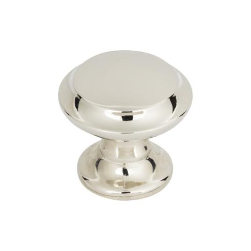 Top Knobs TK1050PN Barrow Knob 1 1/4 Inch Polished Nickel
