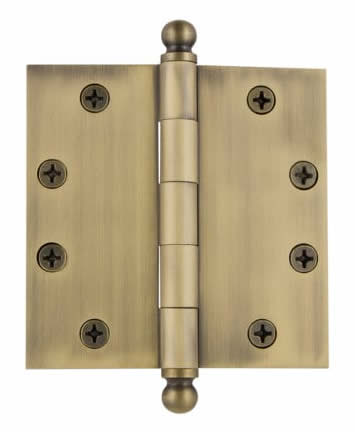 Grandeur 4.5 inch Ball Tip Hinge with Square Corners (Heavy Duty)