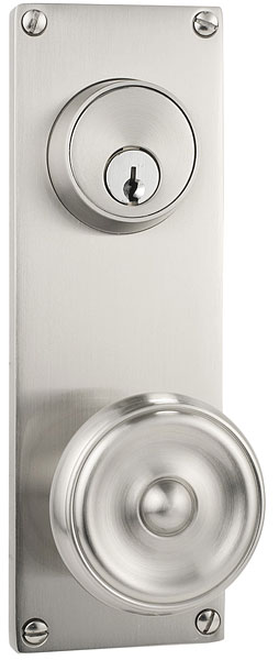 Emtek Modern 7 Inch KEYED Sideplate Lock 3 5/8 C-to-C