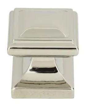Atlas Homewares Wadsworth Knob 1 1/4 Inch Polished Nickel
