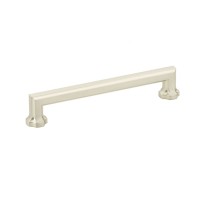 Schaub Empire 6 inch CC Cabinet Pull in Satin Nickel