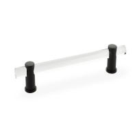 Schaub Lumiere 6 inch cc Pull Acrylic Matte Black