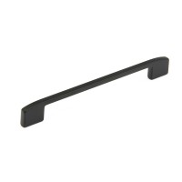 Schaub Sorrento 160/192 mm CC Flat Cabinet Pull in Matte Black