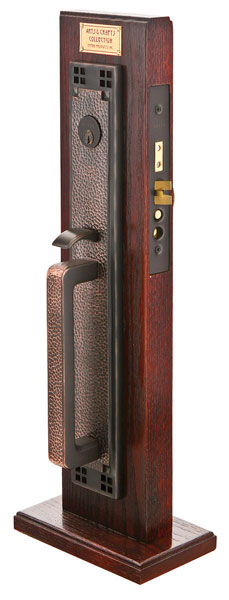 Emtek Craftsman Full Length Mortise Entrance Handleset