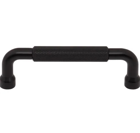 Top Knobs TK3262BLK Garrison Pull 3 3/4 Inch CC Flat Black