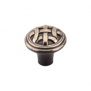 Top Knobs M166 Tuscany Celtic 1 Inch Small Knob Dark Antique Brass