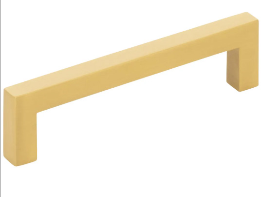 Hardware Resources 96 mm CC Brushed Gold Square Stanton Cabinet Bar Pull