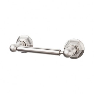 Top Knobs ED3BSNB Edwardian Oval Tissue Holder Brushed Satin Nickel