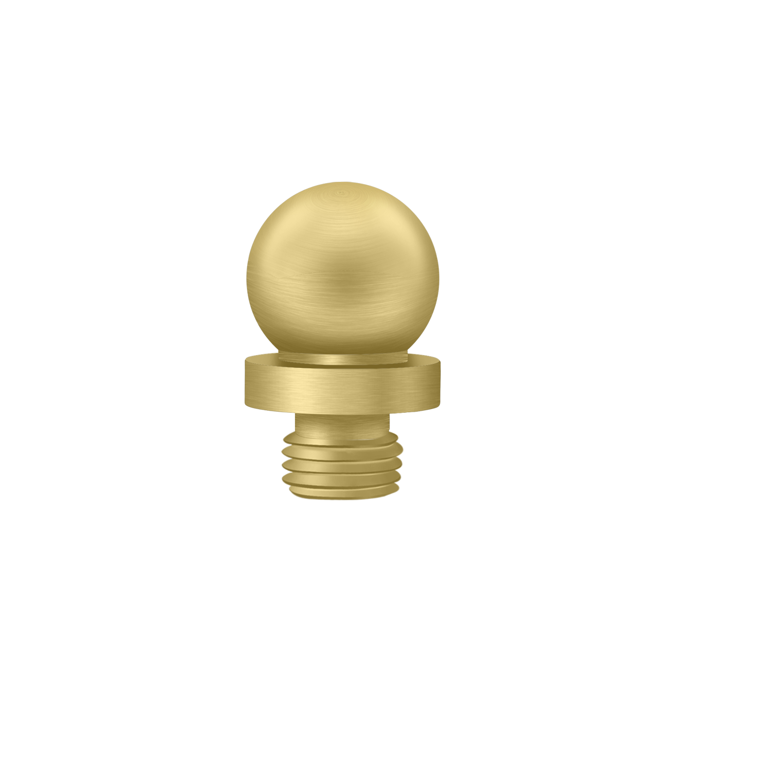 Deltana 3 Inch x 3 Inch and 3 Inch 2.5 Inch Ball Tip, Brushed Brass
