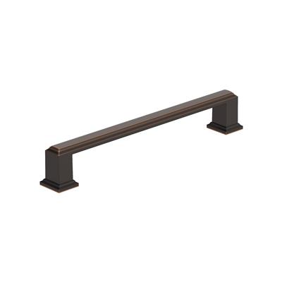 Amerock Appoint 6 5/16 Inch C to C Cabinet Pull Oil Rubber Bronze