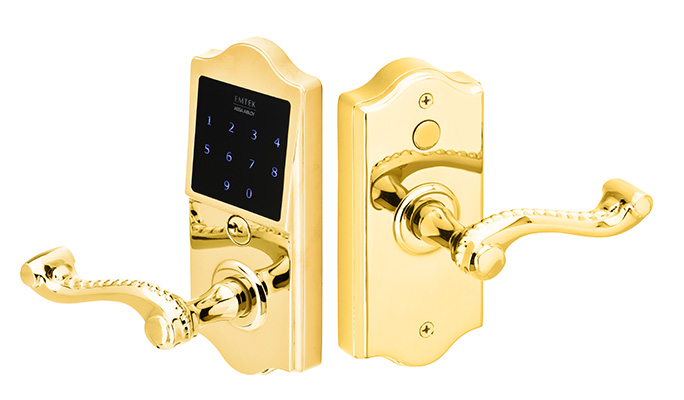 Emtek EmTouch Classic Keypad Leverset Storeroom/Gate Function E4202